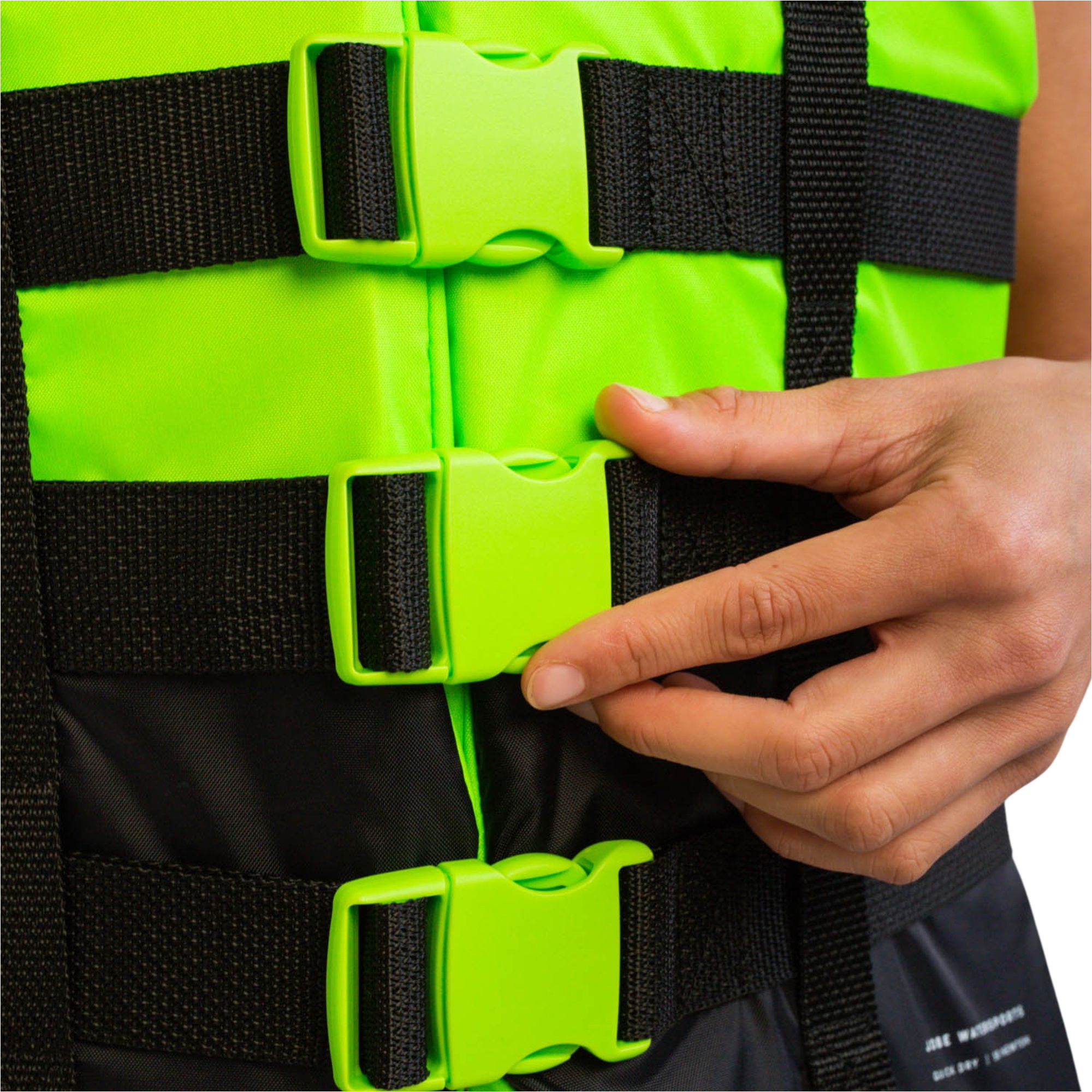 2026 Jobe Dames 4 Gesp Vest 244823021 - Lime